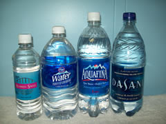 Packaged water